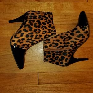 Jeffrey Campbell Ibiza 3.5" Leopard Ankle Bootie